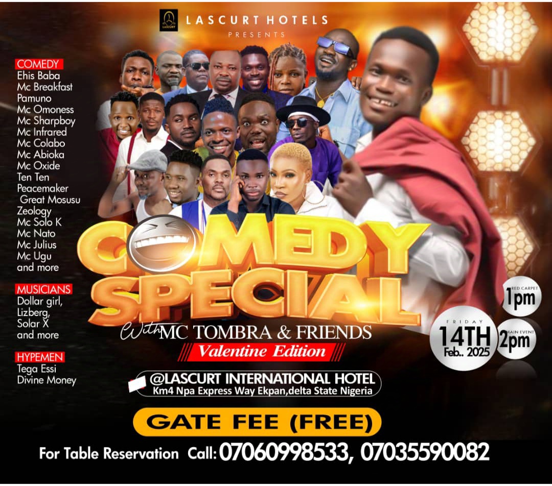 Get Ready to Laugh: MC Tombra and Friends Present “Comedy Special” on February 14, 2025.